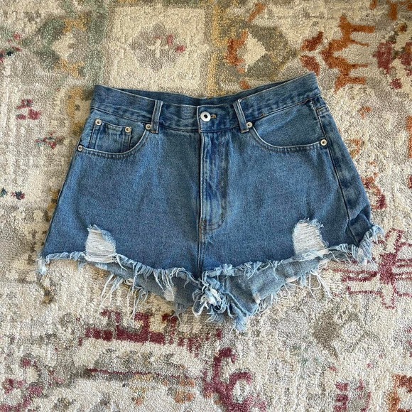 Love Tree Blue Denim Shorts - Picture 1 of 2